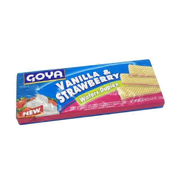 Goya Vanilla & Strawberry Wafers (4.9 oz) Instacart
