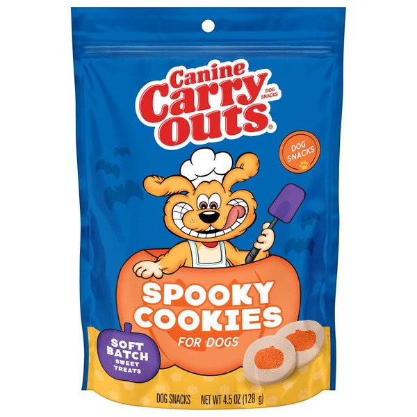 Canine Carry Outs Spooky Cookies for Dogs, Halloween Dog Treats