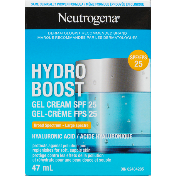 Neutrogena Hydro Boost Gel Cream SPF 25 Same-Day Delivery | Rexall