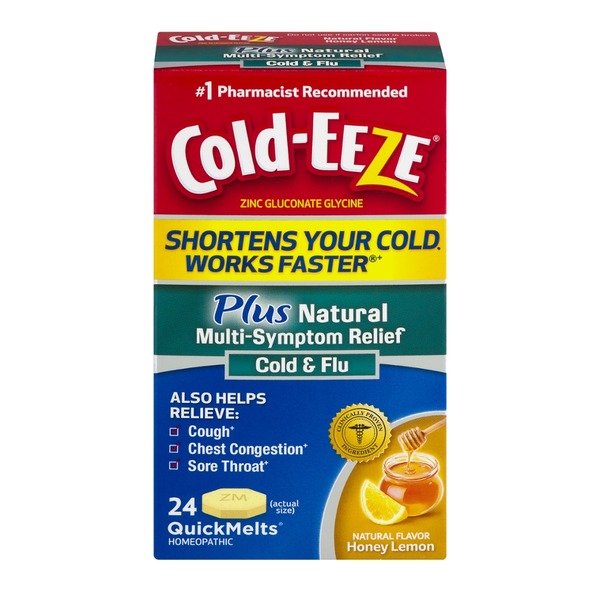 ColdEeze Cold & Flu QuickMelts Honey Lemon 24 CT (24 ct) Instacart