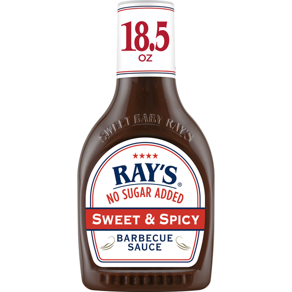 Ray's No Sugar Added Barbecue Sauce, Sweet & Spicy