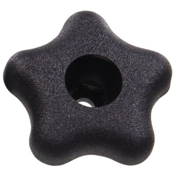 Hillman Black Universal Star Knob, 2-1/4 in. Dia. for 5/16 in. Screw