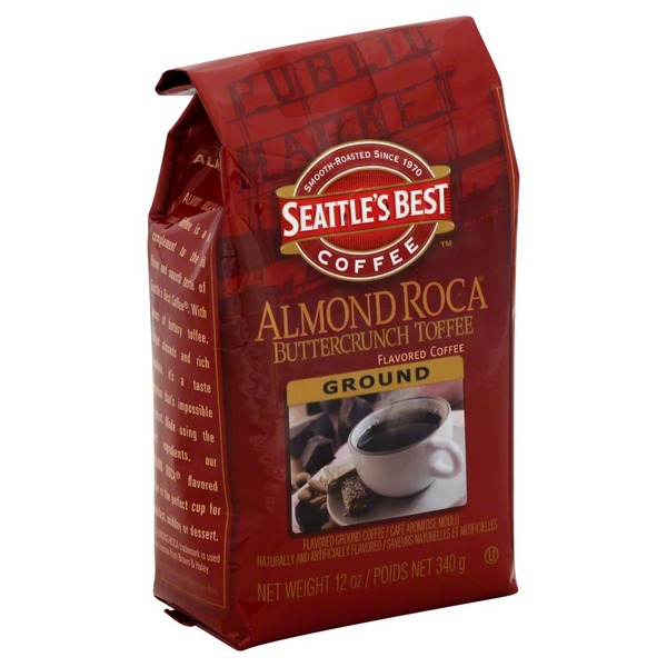 Seattle's Best Coffee Coffee, Ground, Almond Roca Buttercrunch Toffee Flavored (12 oz) Instacart