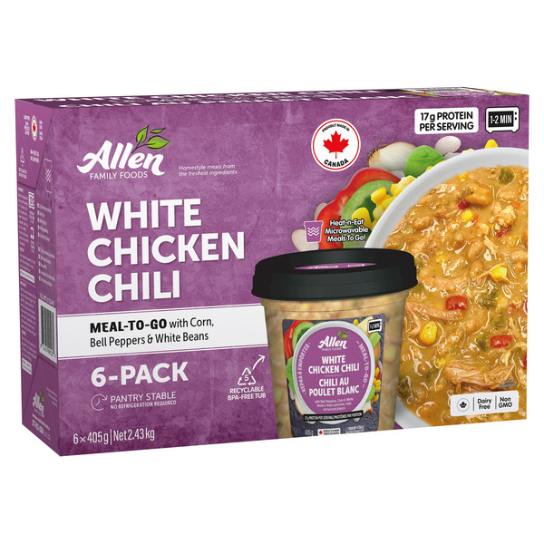 Allen Family Foods White Chicken Chili