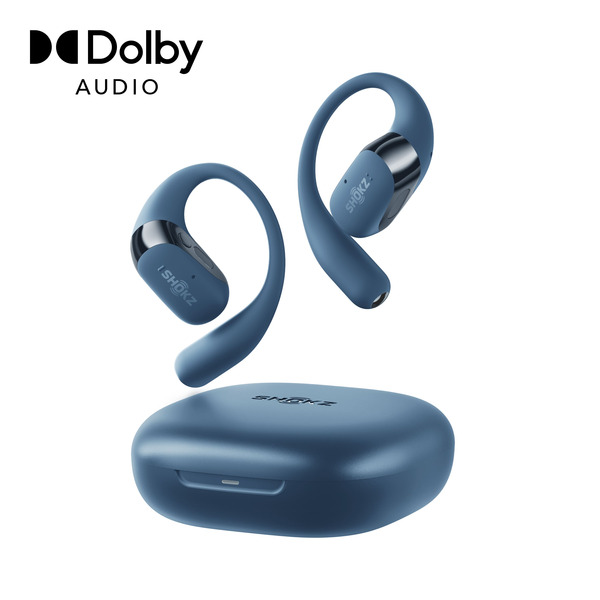 Shokz OpenFit 2+ Open-Ear True Wireless Bluetooth Earbuds - Stone Blue