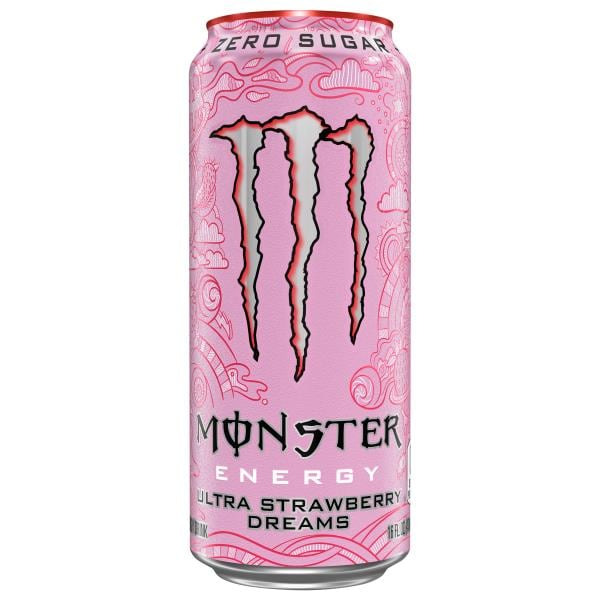 Monster Energy Ultra Strawberry Dreams Energy Drink Same-Day