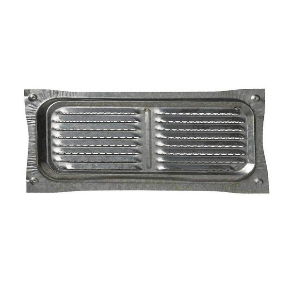 Gibraltar Building Products 14 In. X 6 In. Bonderized Steel Foundation Vent