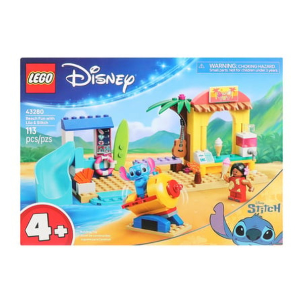 LEGO Disney Lilo & Stitch Beach Fun 113-Piece Building Toy