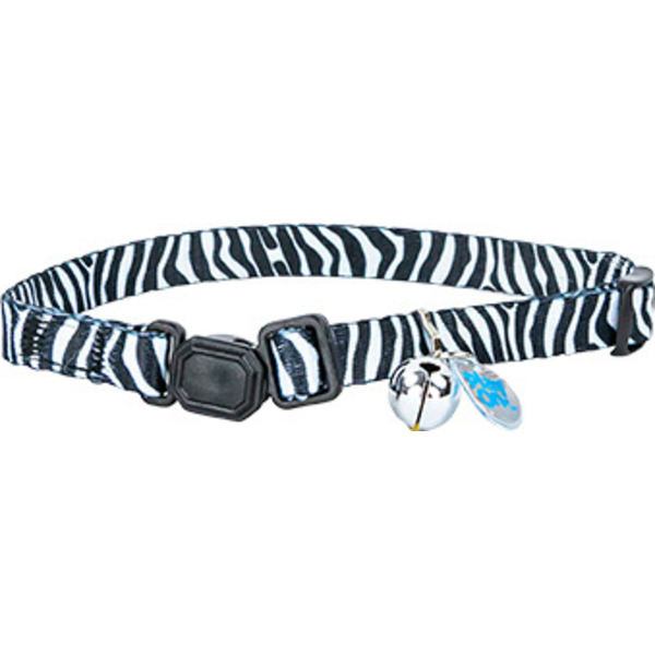 Play On Fashion Zebra Cat Collar