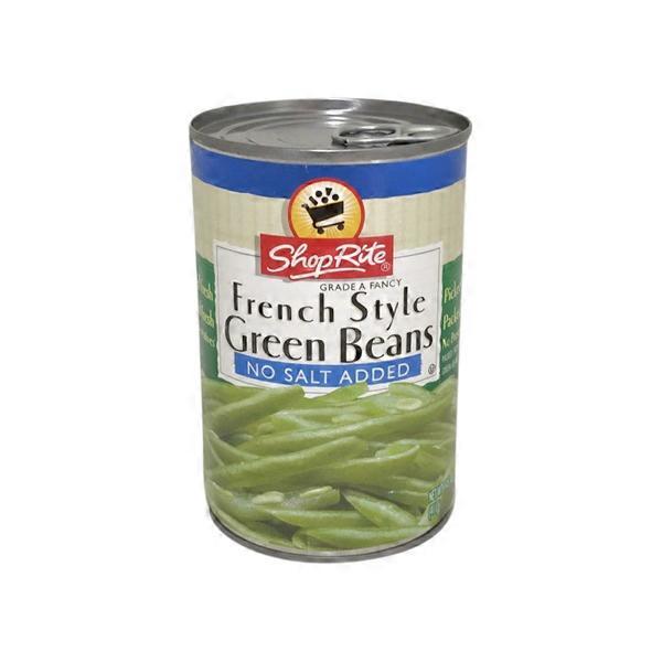ShopRite French Style Green Beans, No Salt Added (each) Instacart