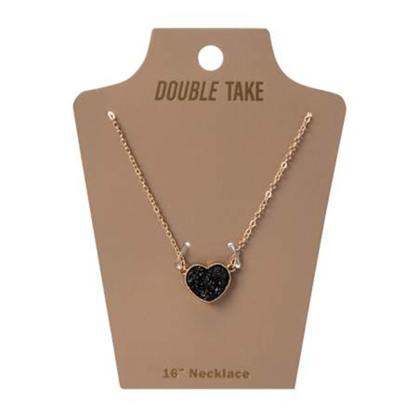 Double Take Pendant Necklace, 16"