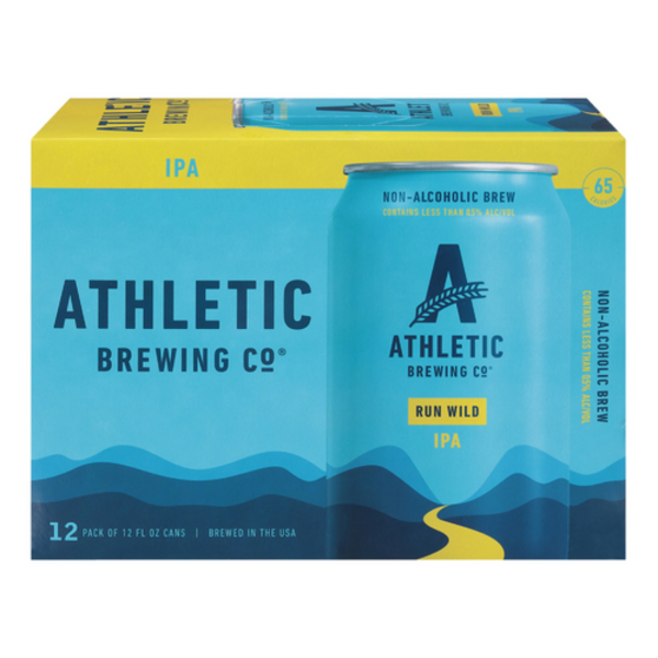 Athletic Brewing Co Run Wild IPA 12 Pack Cans