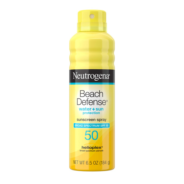 Neutrogena Beach Defense Body Sunscreen Spray, SPF 50, 6.5 oz - 6.5 fl oz