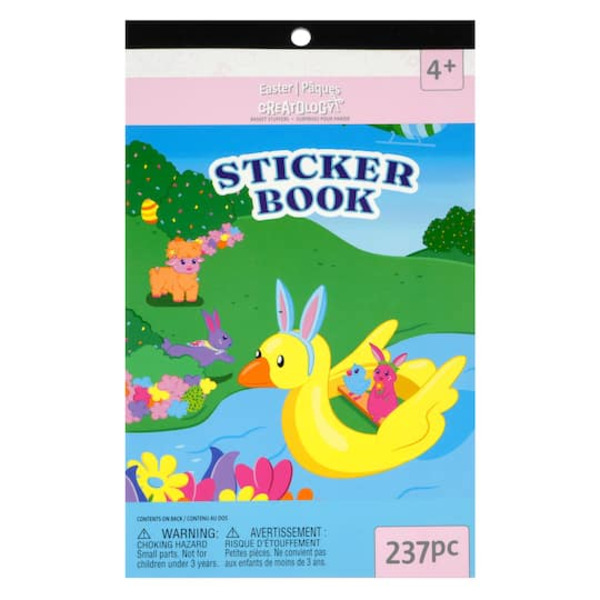 Michaels Creatology Easter Bunny Sticker Book, 237 Piece Same-Day ...
