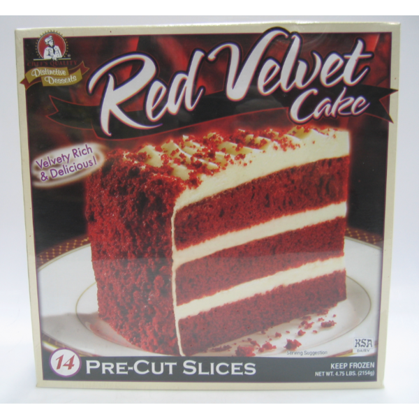 Chef's Quality - Red Velvet Cake - 14 slices