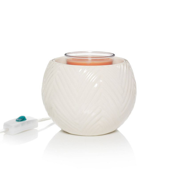 Yankee Candle 6" White Scenterpiece MeltCup Warmer