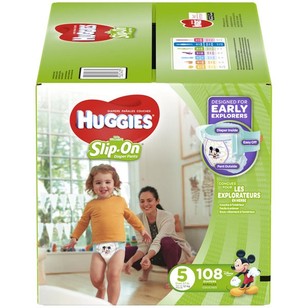huggies little movers slip on diaper pants stores
