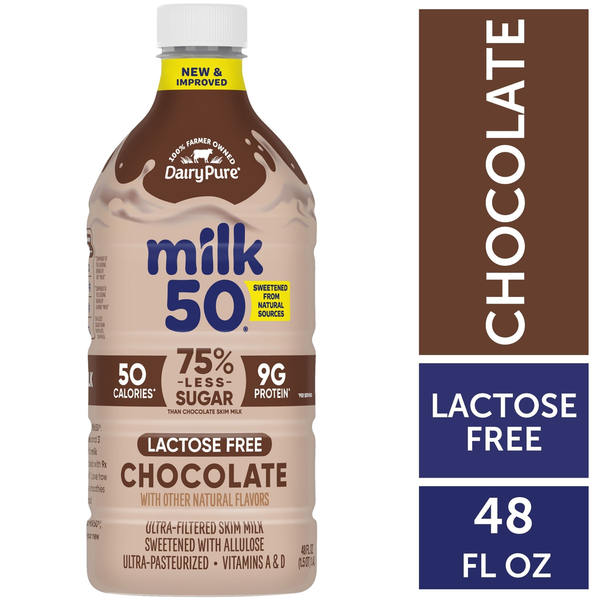 DairyPure Milk50 Chocolate Lactose Free Skim Milk Same-Day