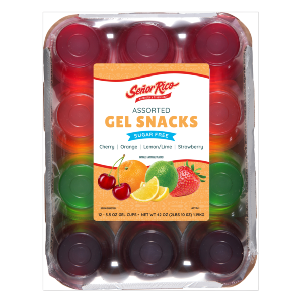 Señor Rico Assorted Gel Snacks, Sugar Free Same-Day Delivery