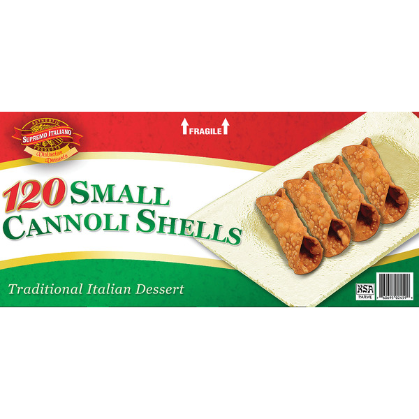 Supremo Italiano - Small Cannoli Shells - 120 Ct