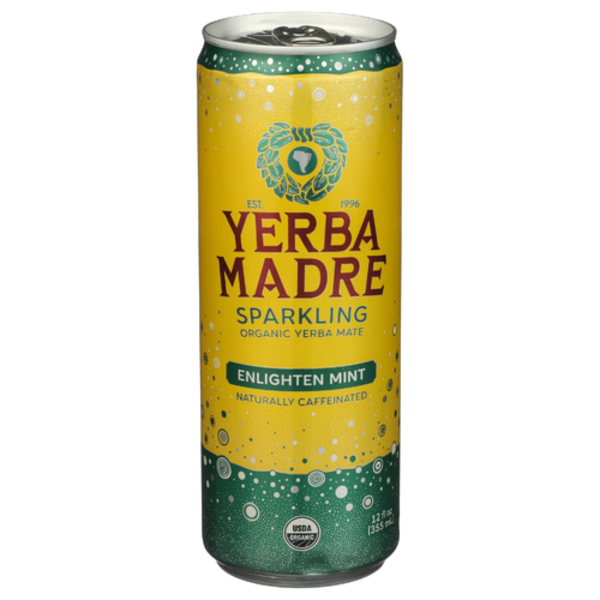Yerba Madre Organic Enlighten Mint Sparkling Yerba Mate