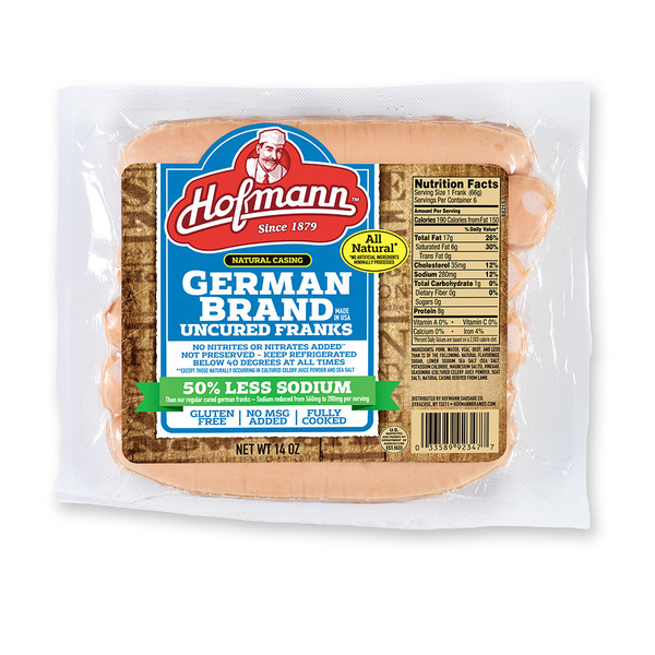 Hofmann German Brand Franks Low Sodium Same-Day Delivery or Pickup