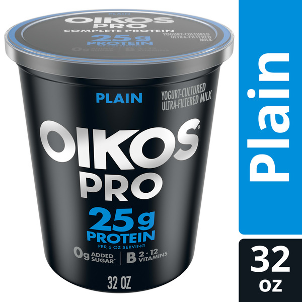 Oikos Pro Plain Yogurt-Cultured Ultra-Filtered Milk Same-Day