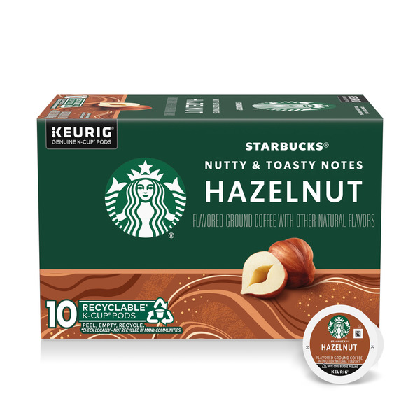 Starbucks Hazelnut Flavored K-Cup Coffee Same-Day Delivery or