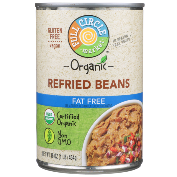 Full Circle Fat Free Refried Beans (16 oz) Instacart