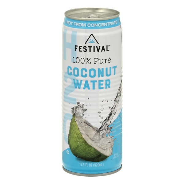 Festival Coconut Water, 100 Pure (17.5 oz) Instacart