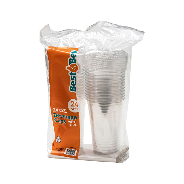 Rosemary Kosher Supermarket Best Bev 24 Ounce Best Beverage Cold Cups With  Lids Same-Day Delivery | Instacart