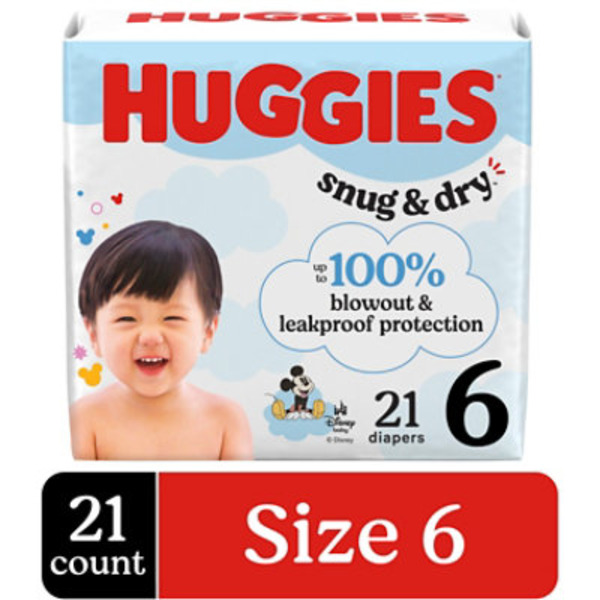 Huggies Disney Baby Size 6 Diapers (35+ lbs (16+ kg))