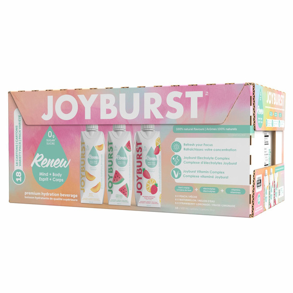 Joyburst Renew Hydration Beverage Variety Pack