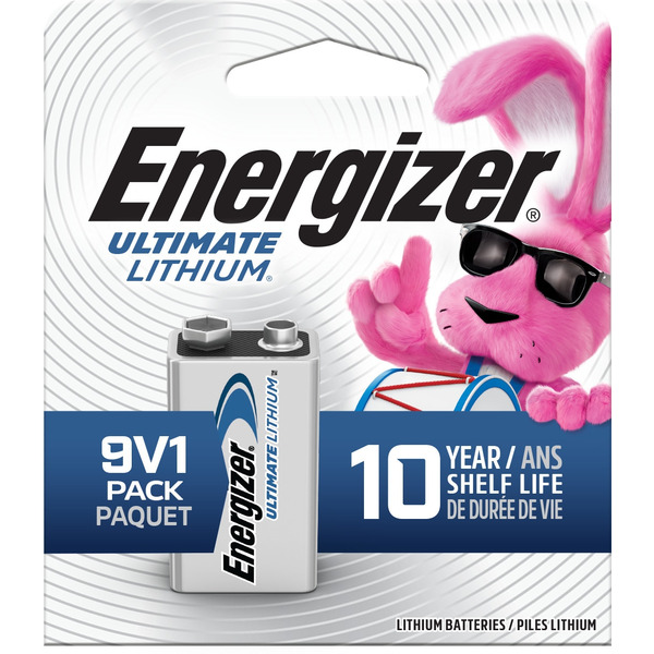 Energizer Ultimate Lithium Lithium 9-Volt Batteries