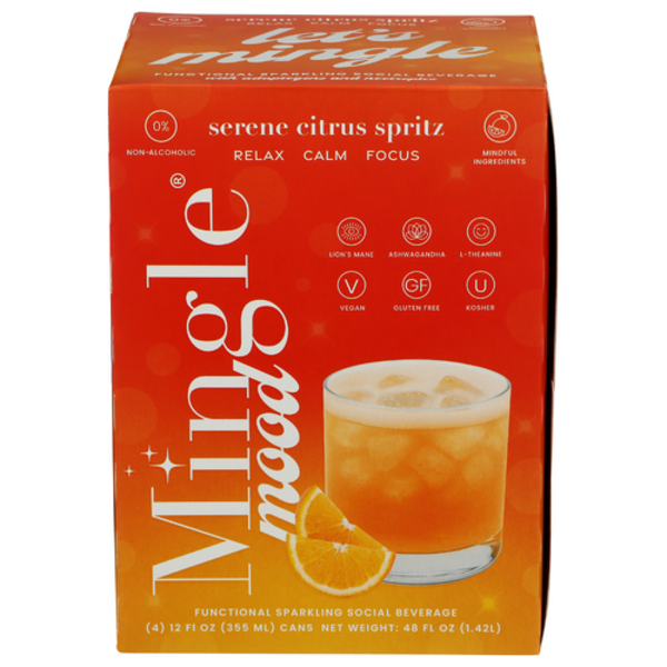 Mingle Mocktails Serene Citrus Spritz Non-Alcoholic Cocktails 4