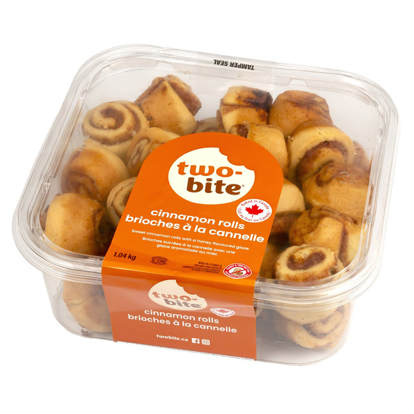 two-bite Cinnamon Rolls