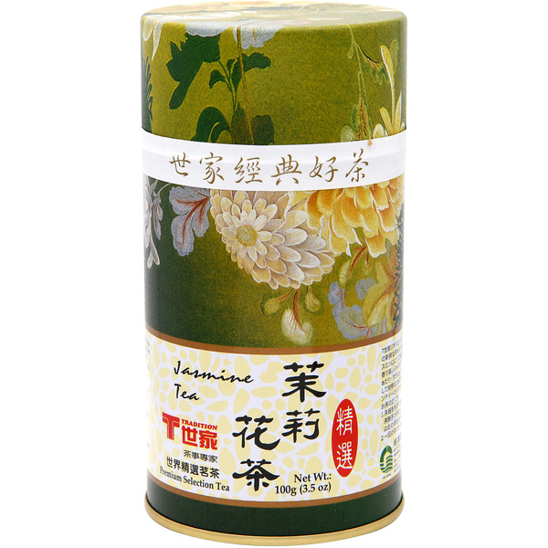 Tradition Premium Jasmine Green Tea in Tin Can