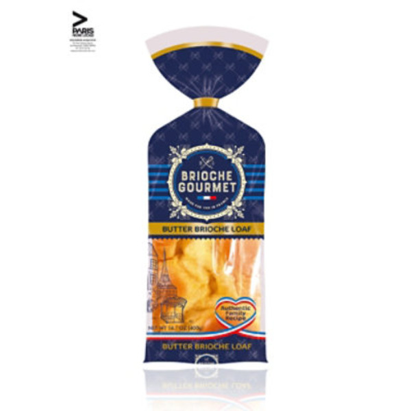 Brioche Gourmet Brioche Loaf, Sliced
