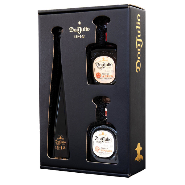 Don Julio Tequila 1942, Reposado, Añejo, Mexico, 375 ml, 3-pack