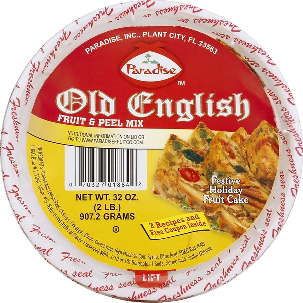 Paradise Fruit & Peel Mix, Old English (32 oz) Instacart