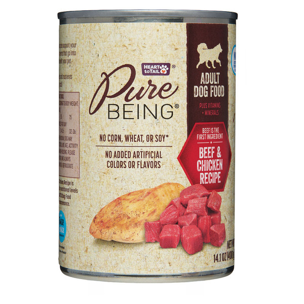 Pure Being Beef and Chicken Premium Canned Dog Food