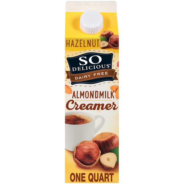 So Delicious Dairy Free Hazelnut Almondmilk Creamer (32 fl oz) Instacart