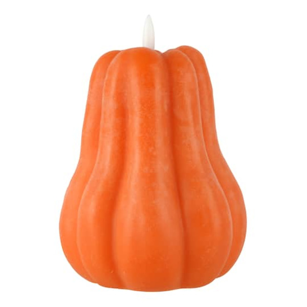 Ashland Gourd LED Candle - Orange