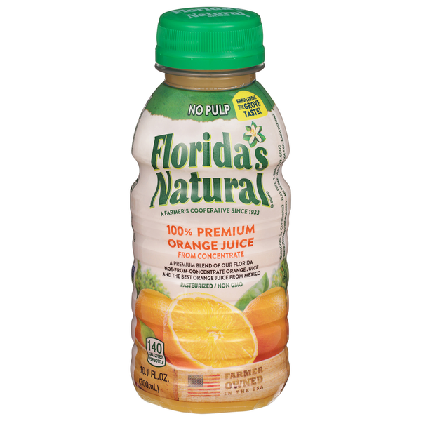 Florida's Natural Orange Juice, 100% Premium, No Pulp