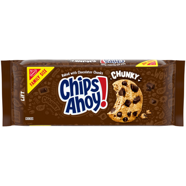 CHIPS AHOY! Chunky Chocolate Chip Cookies, Family Size 18 oz
