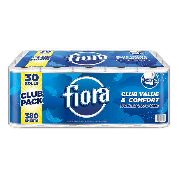 Fiora 2-Ply Unscented Bath Tissue Club Pack Same-Day Delivery or