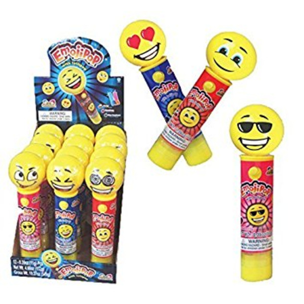 Kidmania - Emojipop w/ Lollipops - 12 Ct