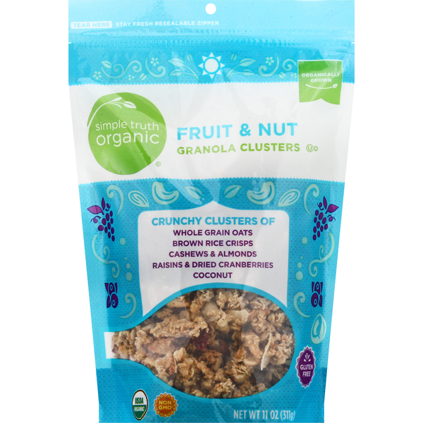 Simple Truth Organic Fruit & Nut Granola Clusters (11 oz) Instacart