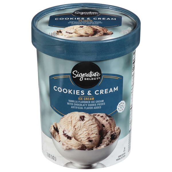 Signature SELECT Ice Cream, Premium, Cookies 'N Cream