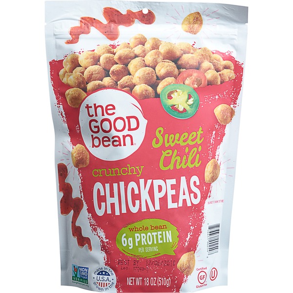 The Good Bean Sweet Chili Chickpeas (18 oz) from Costco Instacart